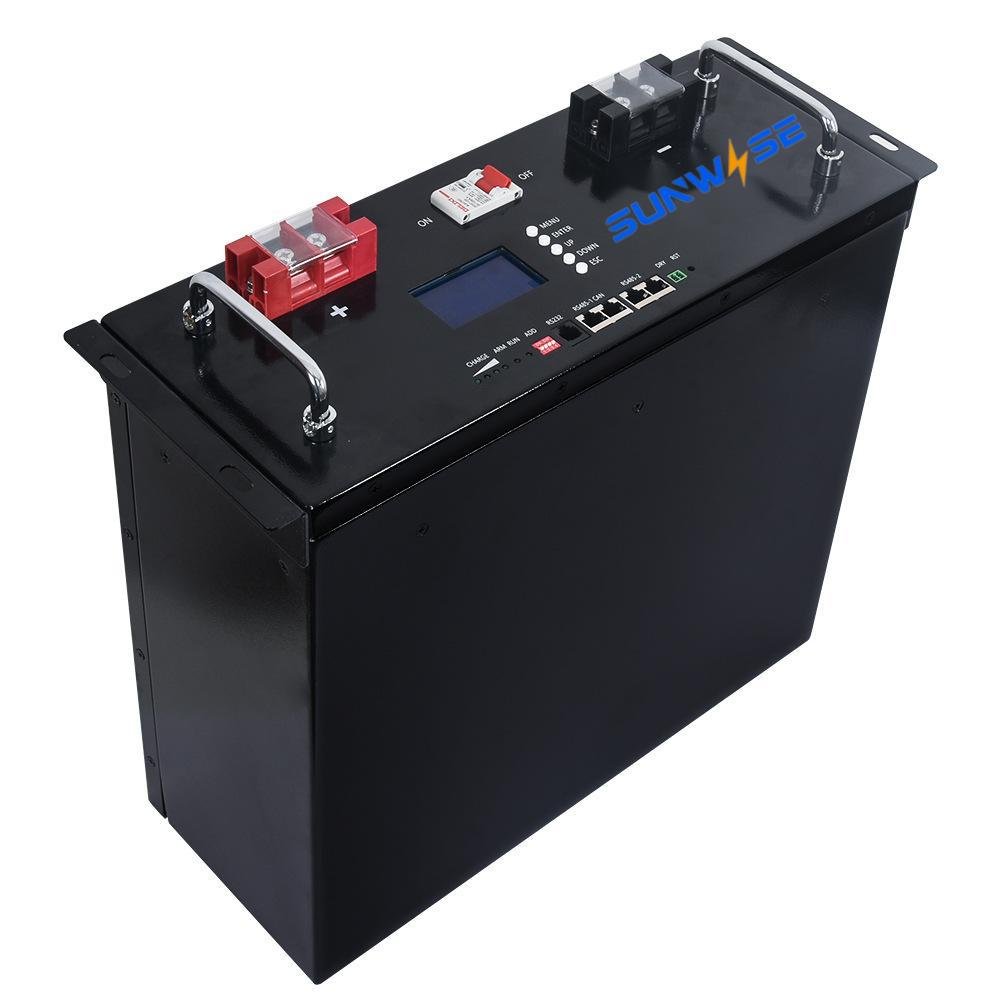 51.2v 100ah lifepo4 battery case Rack Mount 5kwh lithium solar energy storage battery 48v 100ah