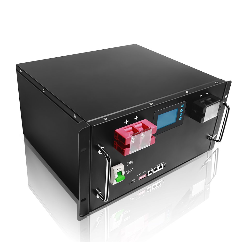 51.2v 100ah lifepo4 battery case Rack Mount 5kwh lithium solar energy storage battery 48v 100ah