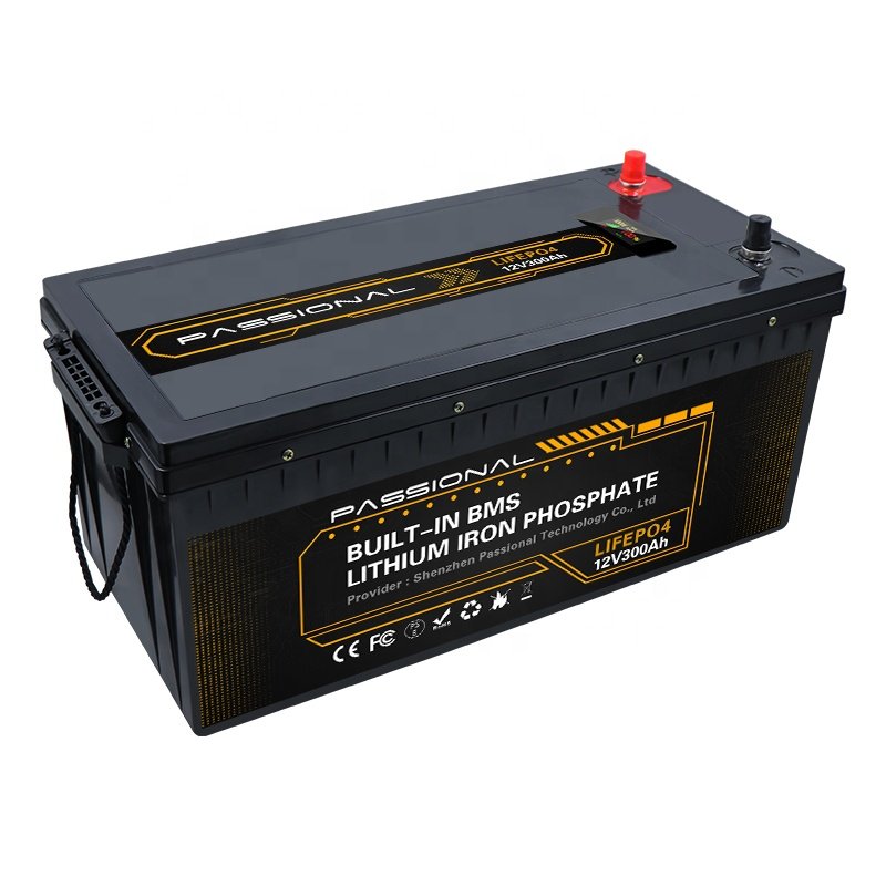 Customizable 12v 300ah Long life LFP Rechargeable Portable Battery Pack for RV boat Solar Energy System