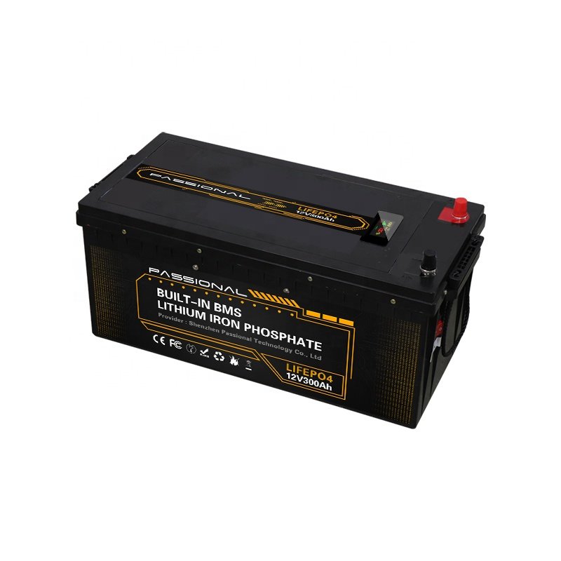Customizable 12v 300ah Long life LFP Rechargeable Portable Battery Pack for RV boat Solar Energy System