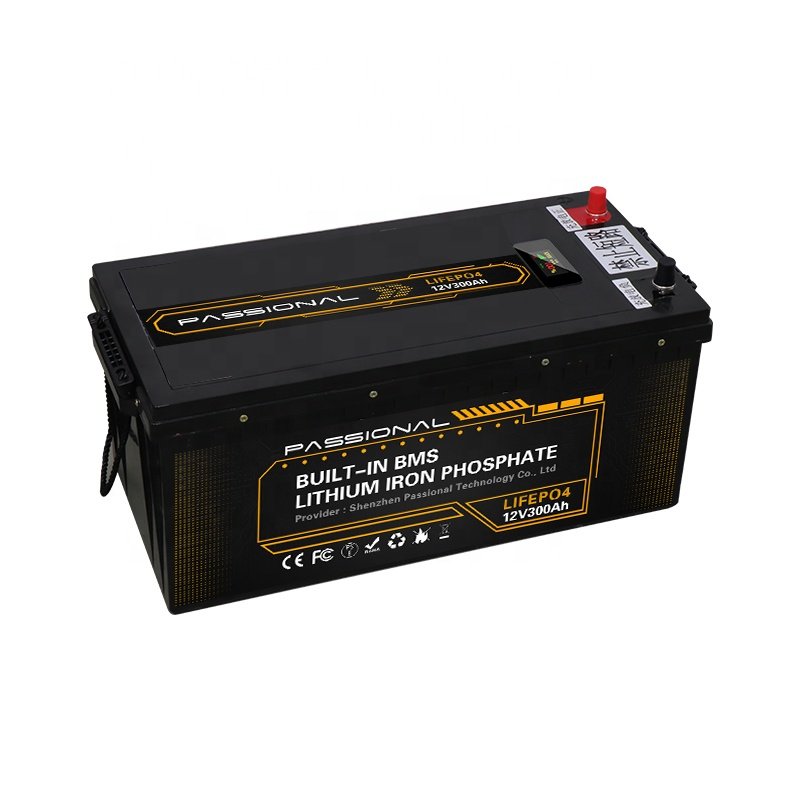 Customizable 12v 300ah Long life LFP Rechargeable Portable Battery Pack for RV boat Solar Energy System