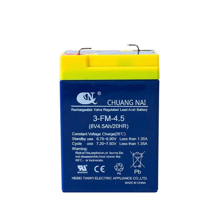 TIANYI Factory Hot Sale Lead-Acid Battery 6V 4.5AH 20HR Rechargeable battery For Electronic Scale Kids Electric Vehicle