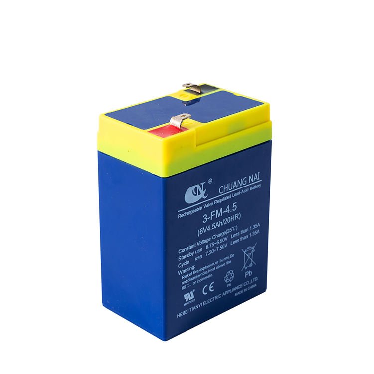 TIANYI Factory Hot Sale Lead-Acid Battery 6V 4.5AH 20HR Rechargeable battery For Electronic Scale Kids Electric Vehicle