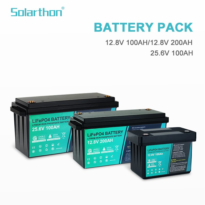 Solarthon Lead Acid Battery 25.6V 12.8Ah Lead Acid Battery 12.8V 200Ah