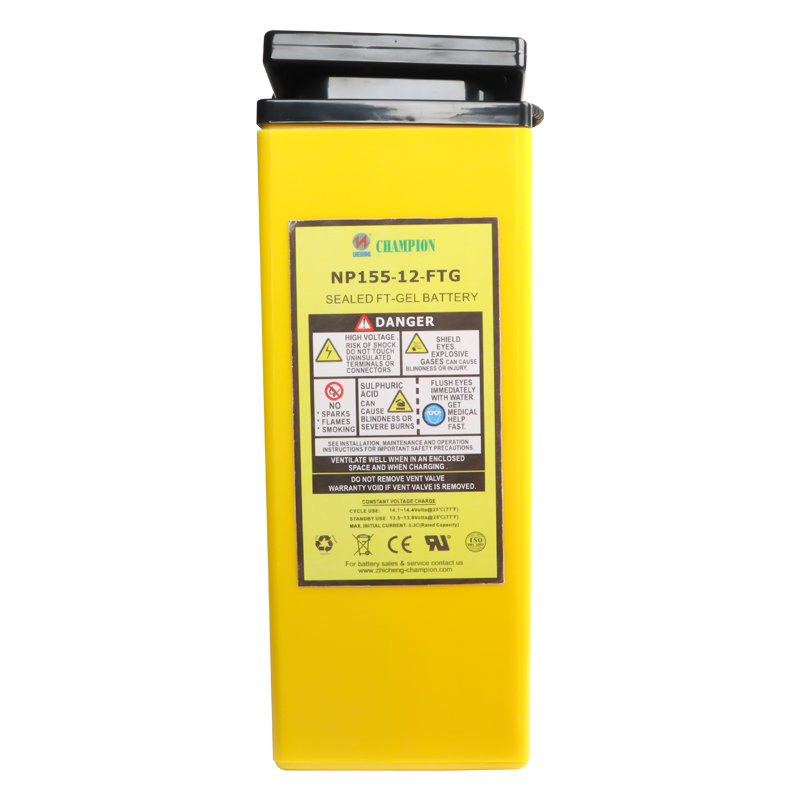 Champion Manufacturer Directly Provides High Temperature Protection Front Terminal Deep Cycle Gel Colloidal Battery