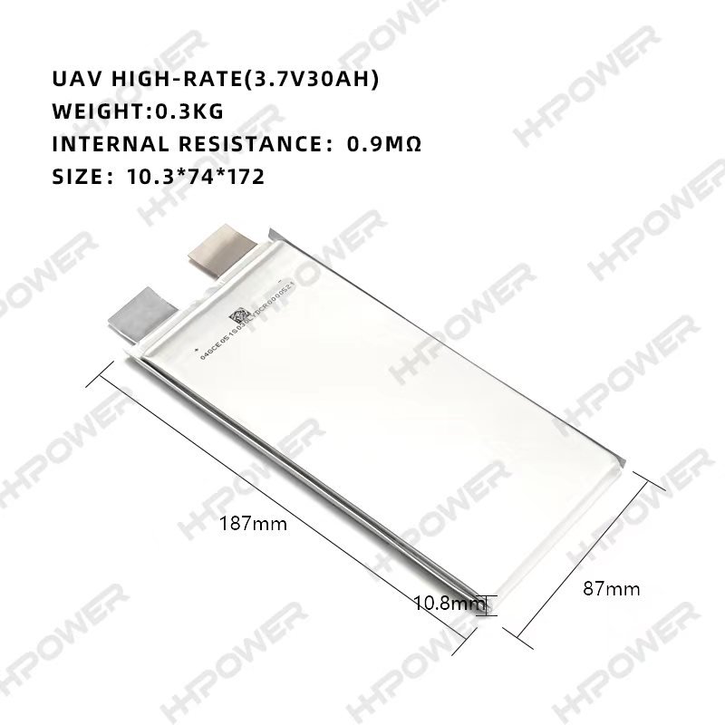 NMC 3.7V 20Ah 30Ah 31Ah 42Ah 35Ah 60Ah 63Ah Semi solid state lithium battery Model aircraft lithium-ion batteryncm battery cell