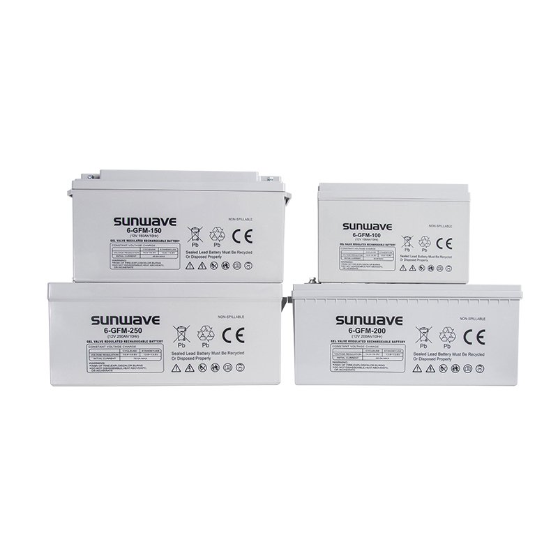 Batterie Solaire Gel Batteries 12v 12 Volt 100ah 120ah 150ah 200ah 250ah 300ah Agm Lead Acid Battery
