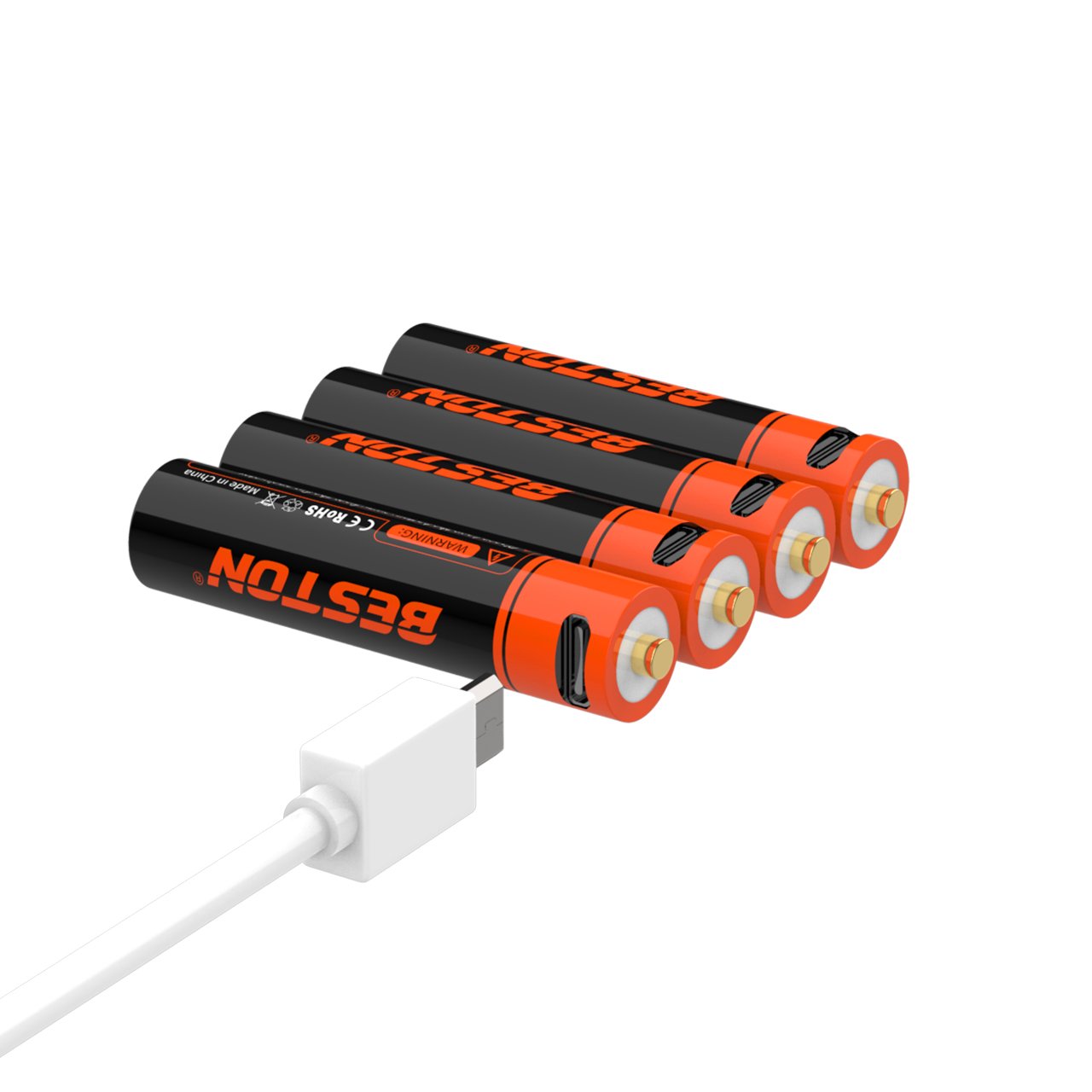 BESTON high quality USB 1.5V Lithium AAA 1000mWh rechargeable battery