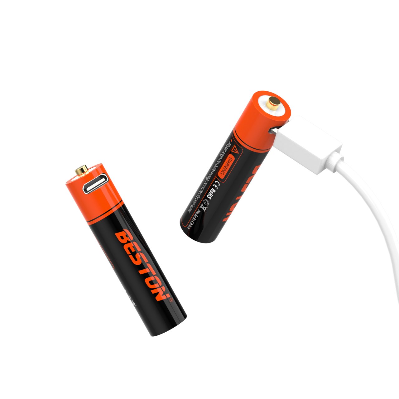 BESTON high quality USB 1.5V Lithium AAA 1000mWh rechargeable battery