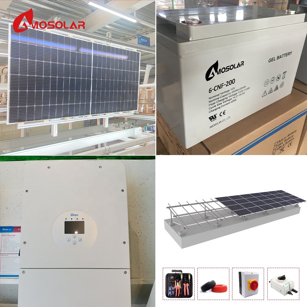 Complete Set solar panel 5000w solar home kit 5000W Hybrid Solar System 5KW 6KW 8KW 10KW kit panel solar 10000w home