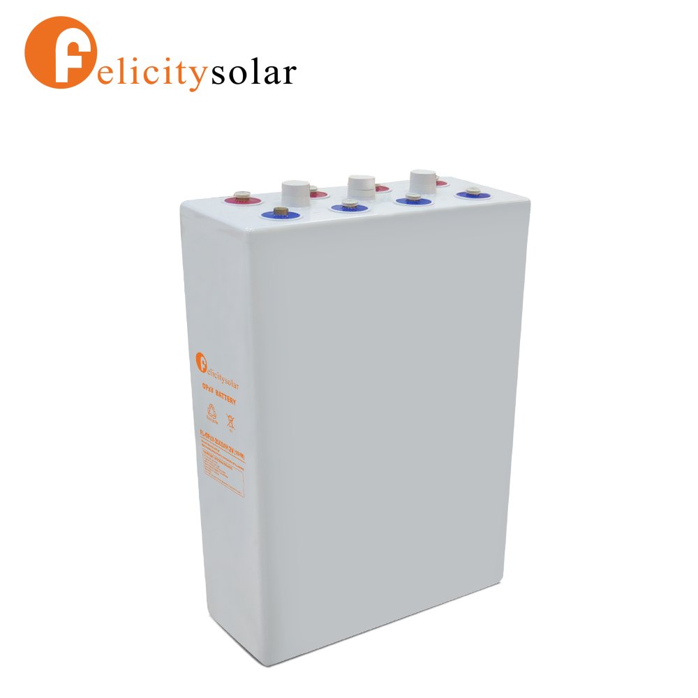 Long Cycle Life Opzv 2V 200ah 500ah 100ah 2500AH Tubular Plates battery charger 2V Solar Battery lead acid battery