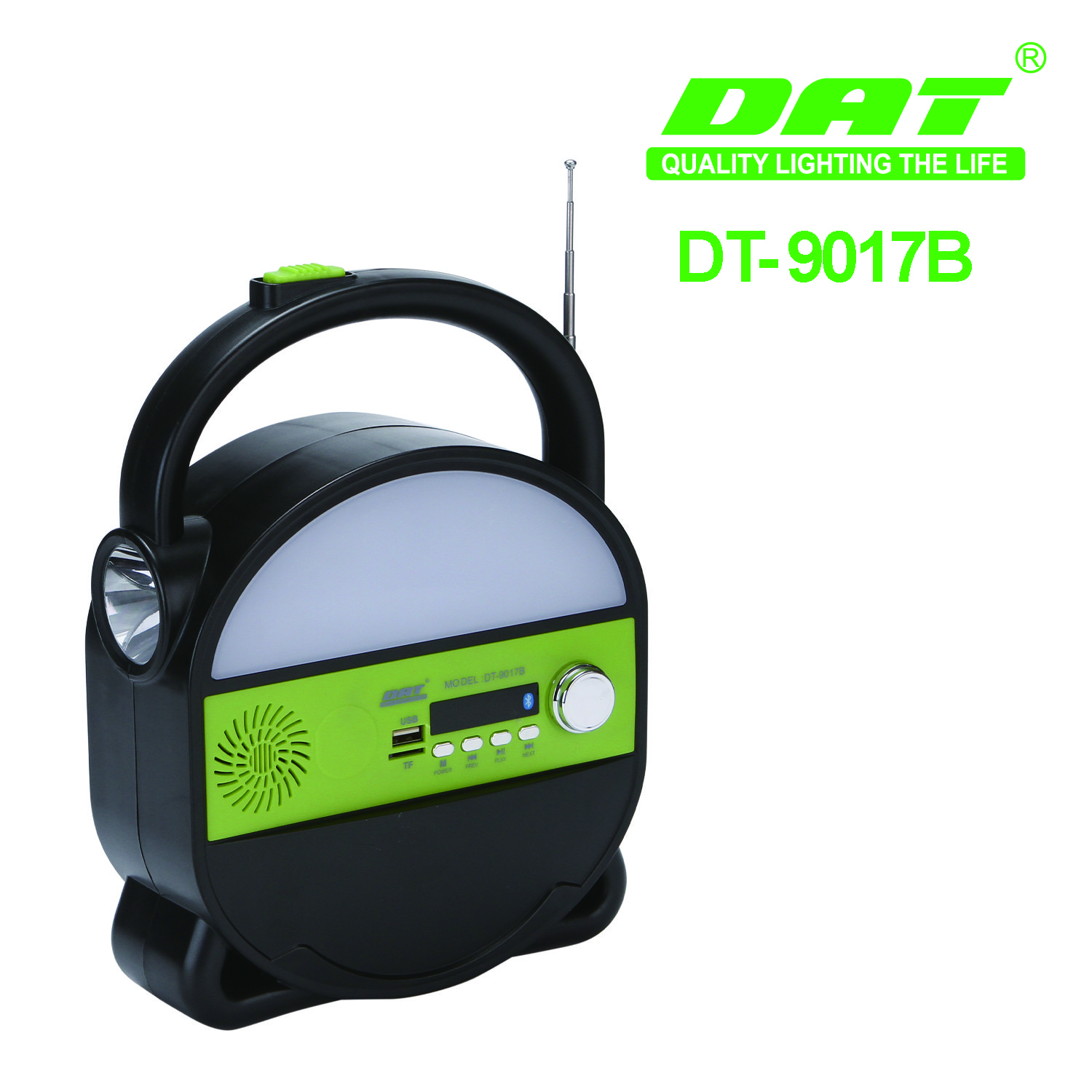 DT-9017B DAT solar energy system kits home solar lighting system with three bulbs solar mini inverter solar FM radio