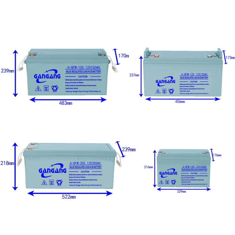 12v 150ah 200ah 250ah 300ah Deep Cycle Battery factory price of lead acid batteries