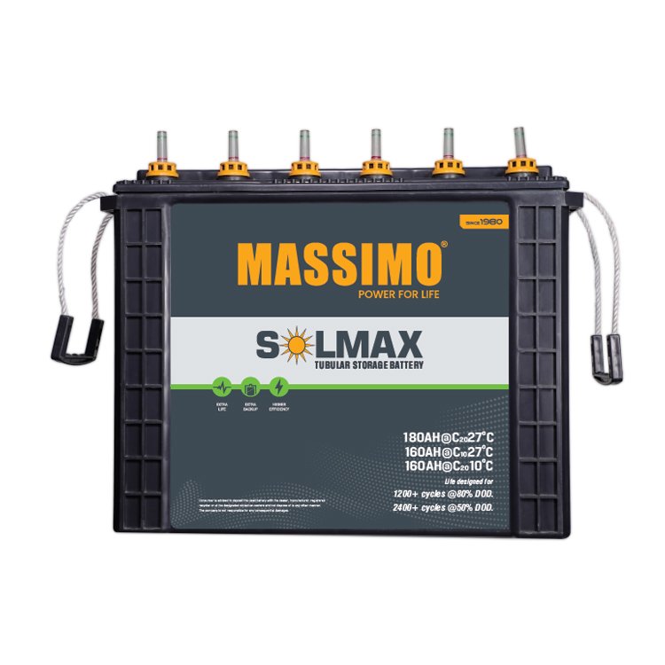 Top Notch Quality 12 Voltage Consumer Electronics Usage 180 AH Tubular Storage Battery Lead-Acid Batteries at Affordable Price