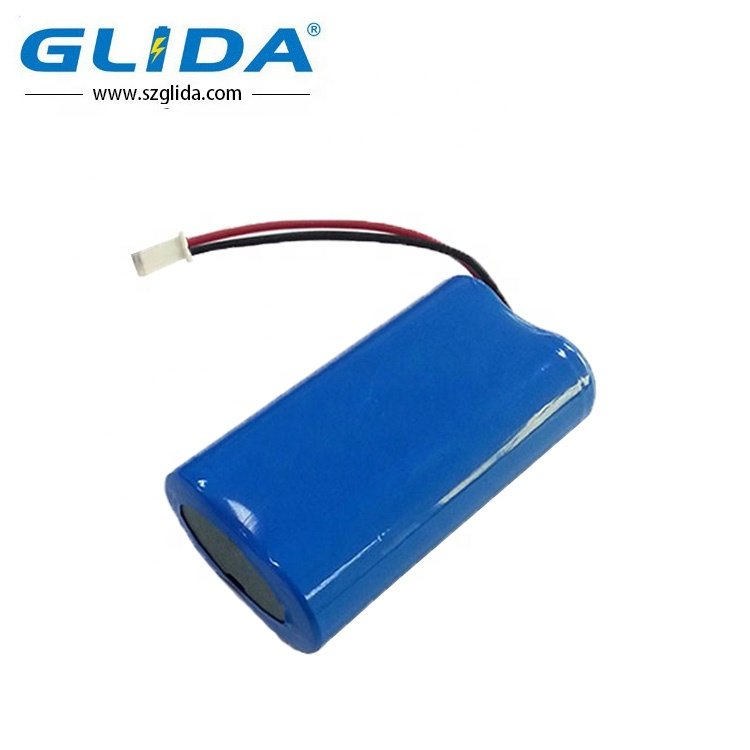 Rechargeable Li-ion 18650 2S1P 7.4V 2200mAh Lithium Ion Battery Pack