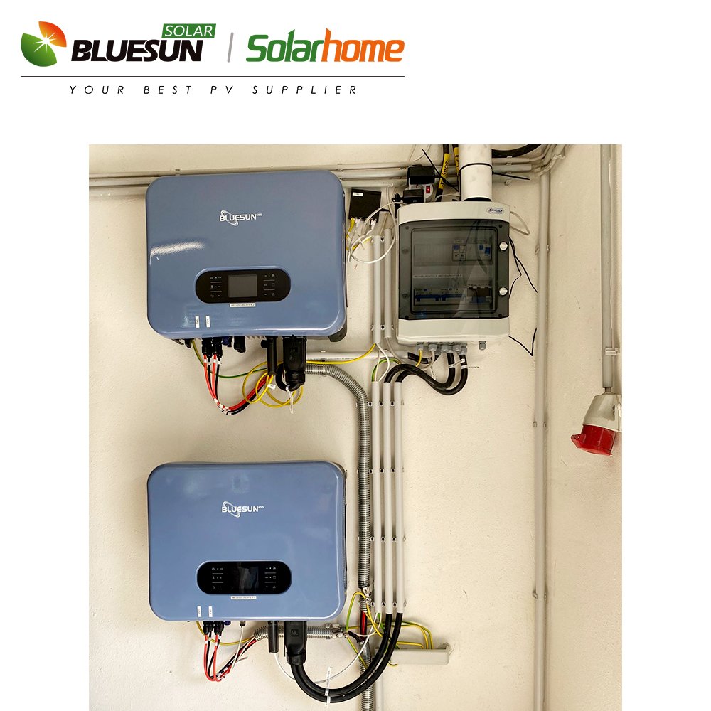 Europe 3 Phase 380/400V 6KW 10KW Solar Power Grid System With Battery Storage 10kw 15kw 20kw Solar System For The Whole House