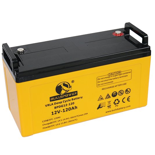 BULLSPOWER gel agm 12v 150ah storage solar battery deep cycle rechargeable lead acid batteries