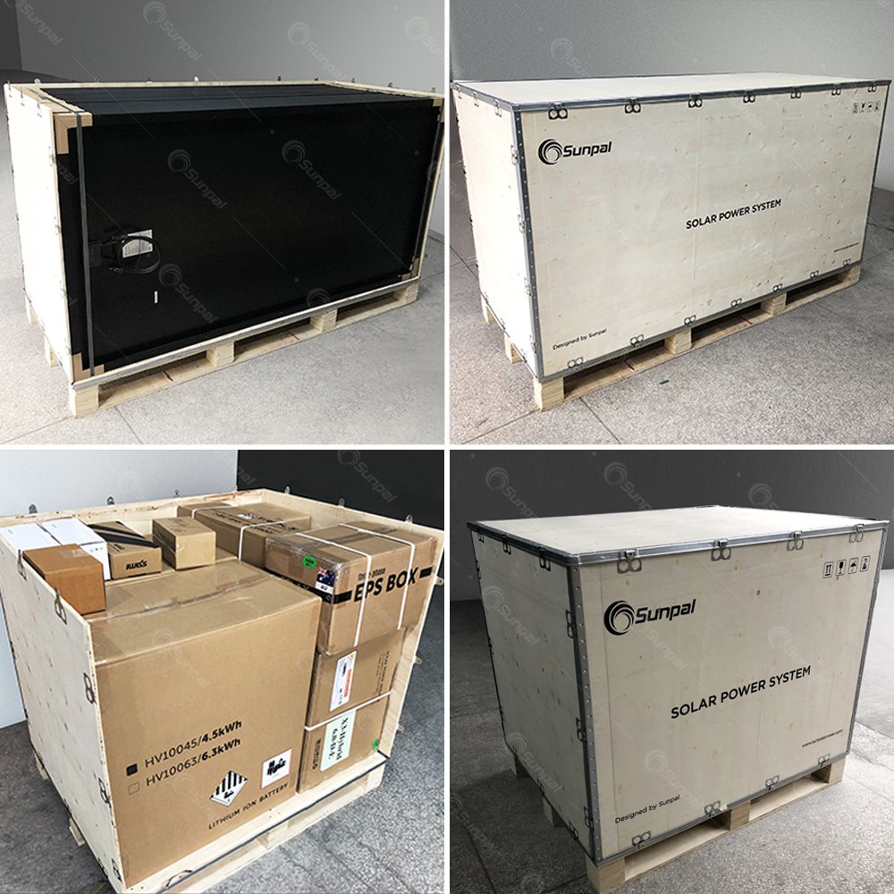 Sunpal Hybrid Solar Energy Storage System Home Goodwe Hybrid Lithium Inverter 5KW 8KW 10KW