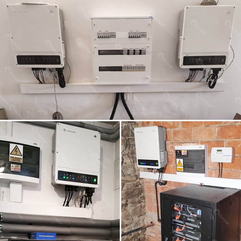 Sunpal Hybrid Solar Energy Storage System Home Goodwe Hybrid Lithium Inverter 5KW 8KW 10KW