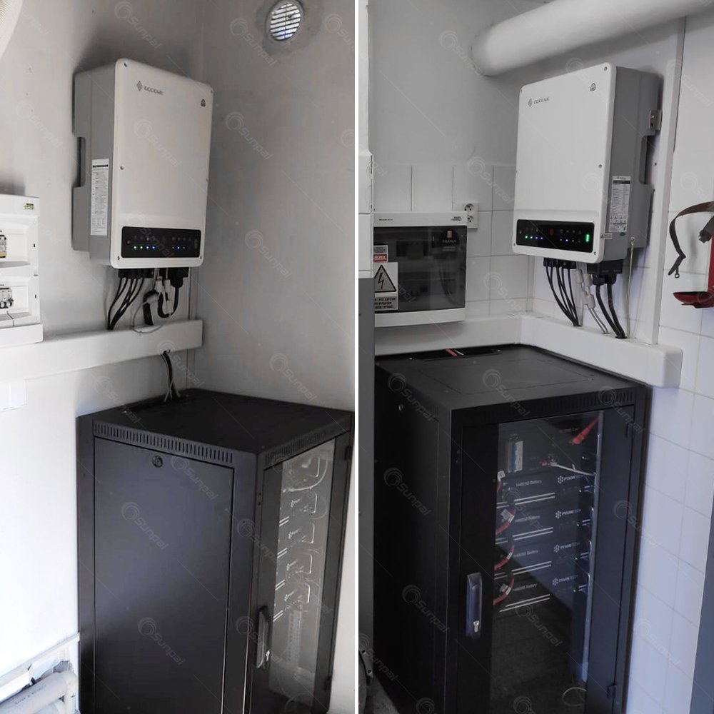Sunpal Hybrid Solar Energy Storage System Home Goodwe Hybrid Lithium Inverter 5KW 8KW 10KW