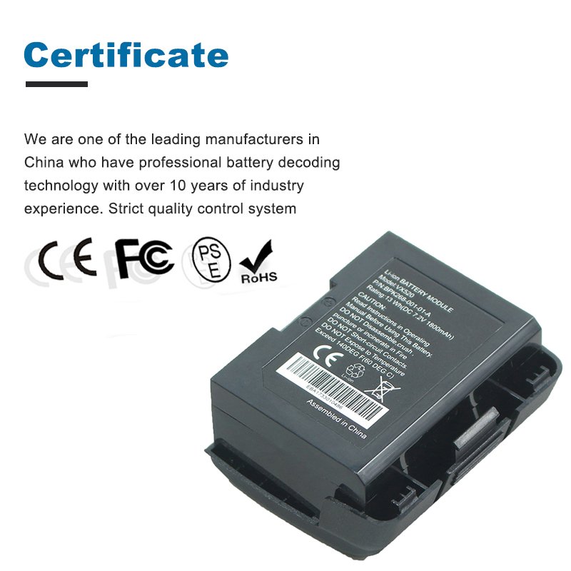 7.4V 1800mAh Verifone VX520 VX680 VX670 BPK268-001-A 24016-01-R Battery for POS Terminal Lithium ion Battery