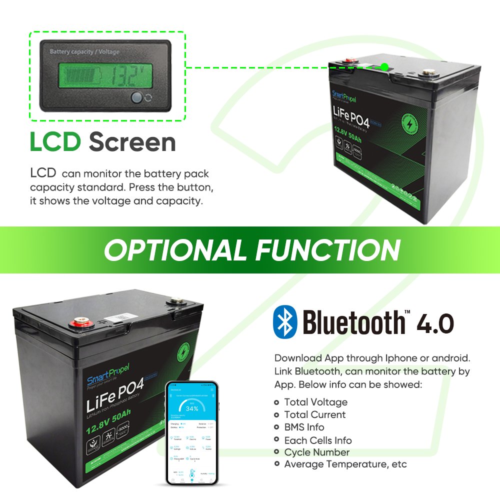 12V 24 Volt 50Ah 100Ah 200Ah Solar LiFePO4 Battery Pack Energy Storage Li Ion Batteries 12V 50Ah Lithium Iron Phosphate Battery