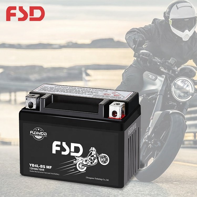 OEM ODM Safety 12V 4Ah Starting Motorcycle Battery Automotive Sealed Maintenance Free Lead Acid Battery