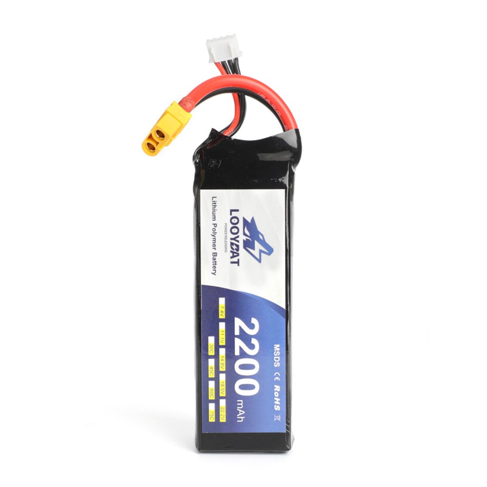 high quality Remote Control Drones Lithium ion battery 2200mAh 7.4V Lipo Batteries With XT60 and cables