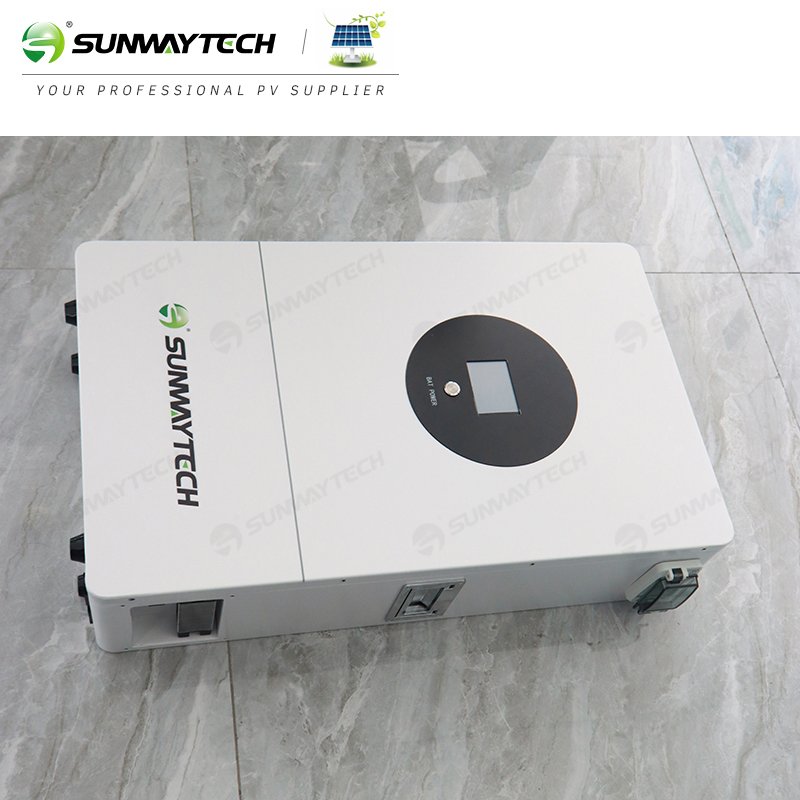 Sunway lithium solar batteries 51.2V electric battery 102Ah 5.22kwh lifepo4 lithium ion battery for solar panel