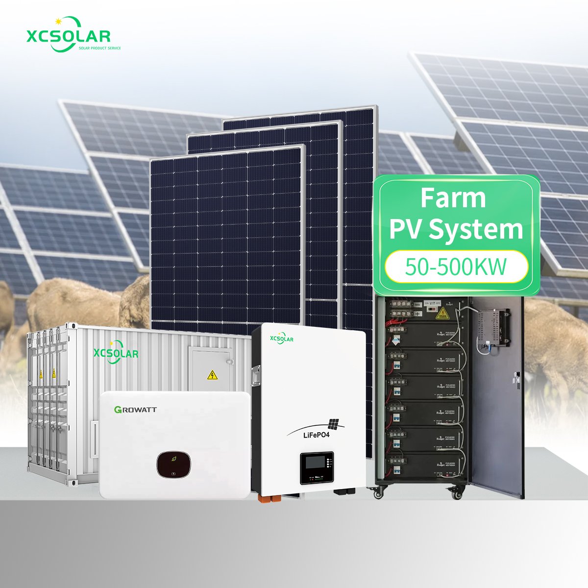 50kw 100kw Reasonable Price Battery Solar Energy Storage Cabinet Ip65 With Solar Panels Conbiner Box For Farm School