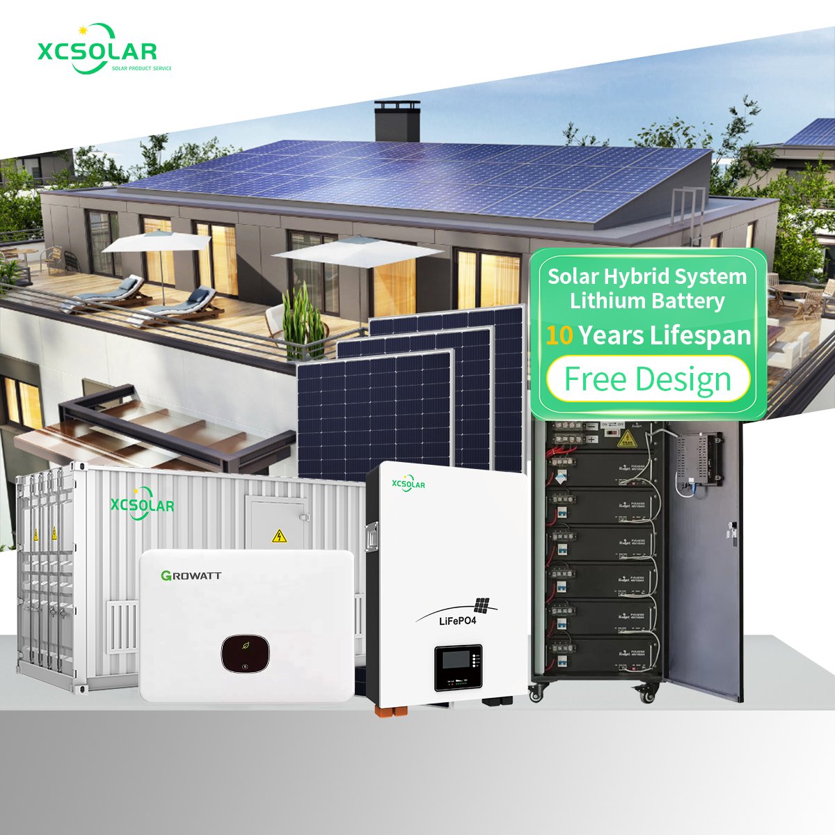 50kw 100kw Reasonable Price Battery Solar Energy Storage Cabinet Ip65 With Solar Panels Conbiner Box For Farm School