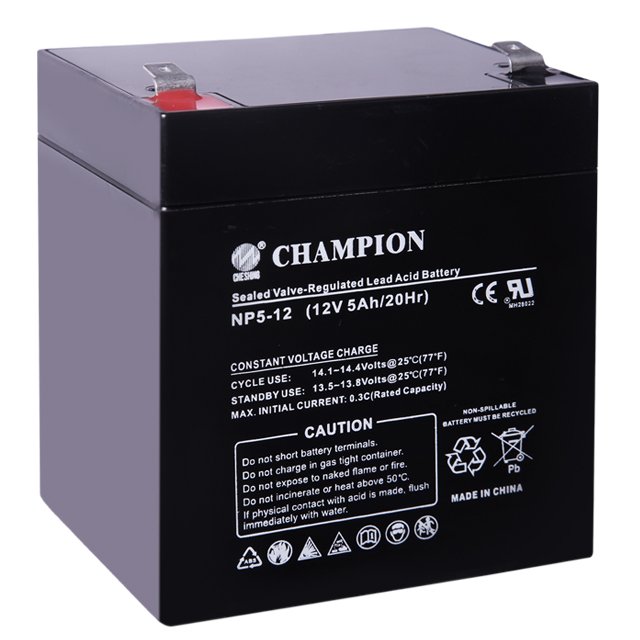 OEM/OM Quick Replacing Powerful 6V 12V VRLA AGM Lead Acid Batteries Black Carton Box Ce Power Supply ABS Plastic 12v 5ah