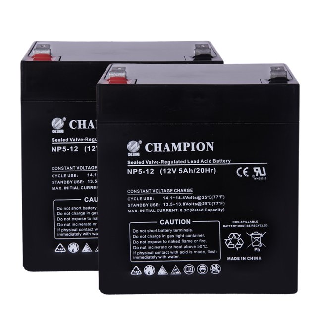 OEM/OM Quick Replacing Powerful 6V 12V VRLA AGM Lead Acid Batteries Black Carton Box Ce Power Supply ABS Plastic 12v 5ah