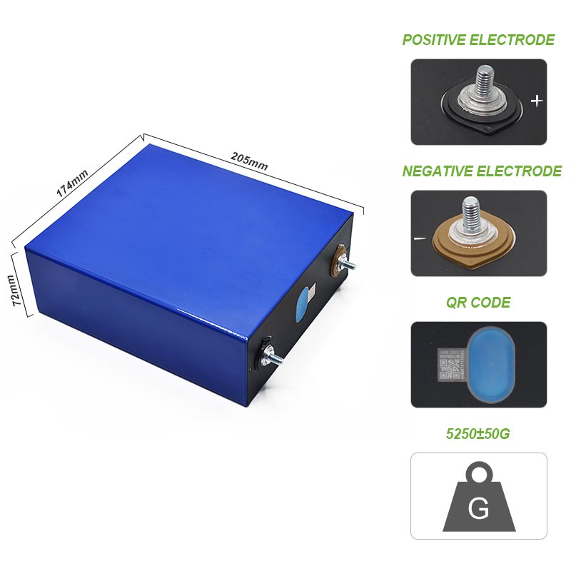 4pcs EV 280AH LiFePO4 (LFP) 3.2V Cells Battery (New Version LF280K with 6000cycles, Fully Matched)--Genuine Grade A
