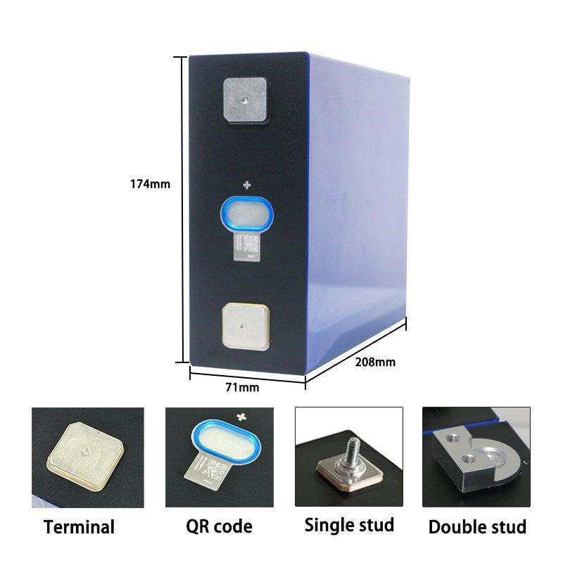 EU Stock Phosphate Battery 3.2v Lifepo4 Cells Prismatic Lithium Ion Batteries REPT 280ah Battery Akku Lifepo4