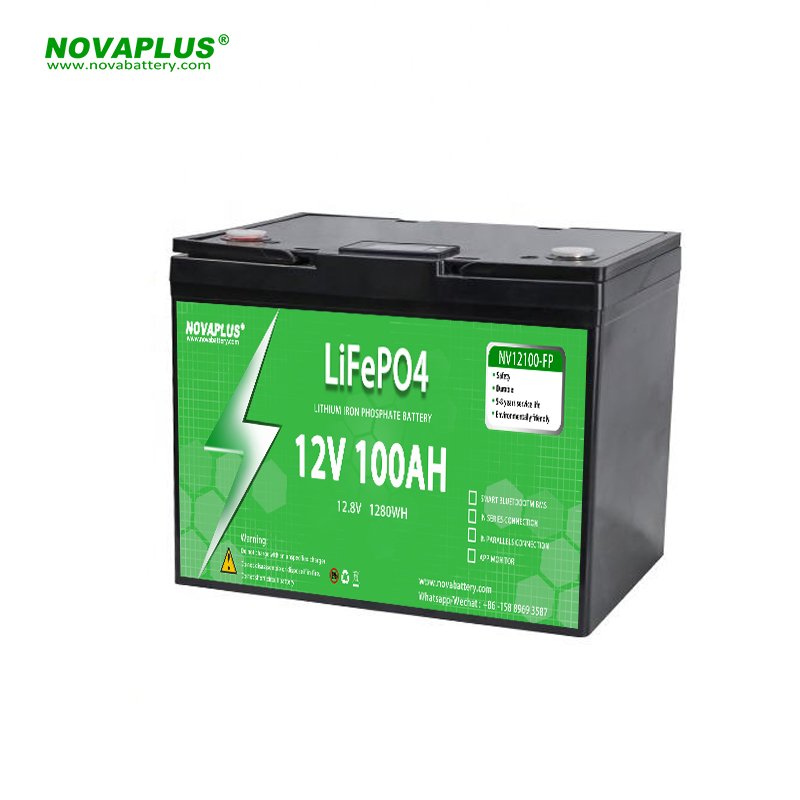 Nova 12V Lithium Battery 100ah 200ah APP control lifepo4 battery pack lithium ion battery for Solar Energy System