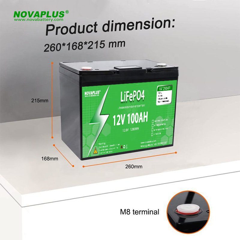 Nova 12V Lithium Battery 100ah 200ah APP control lifepo4 battery pack lithium ion battery for Solar Energy System