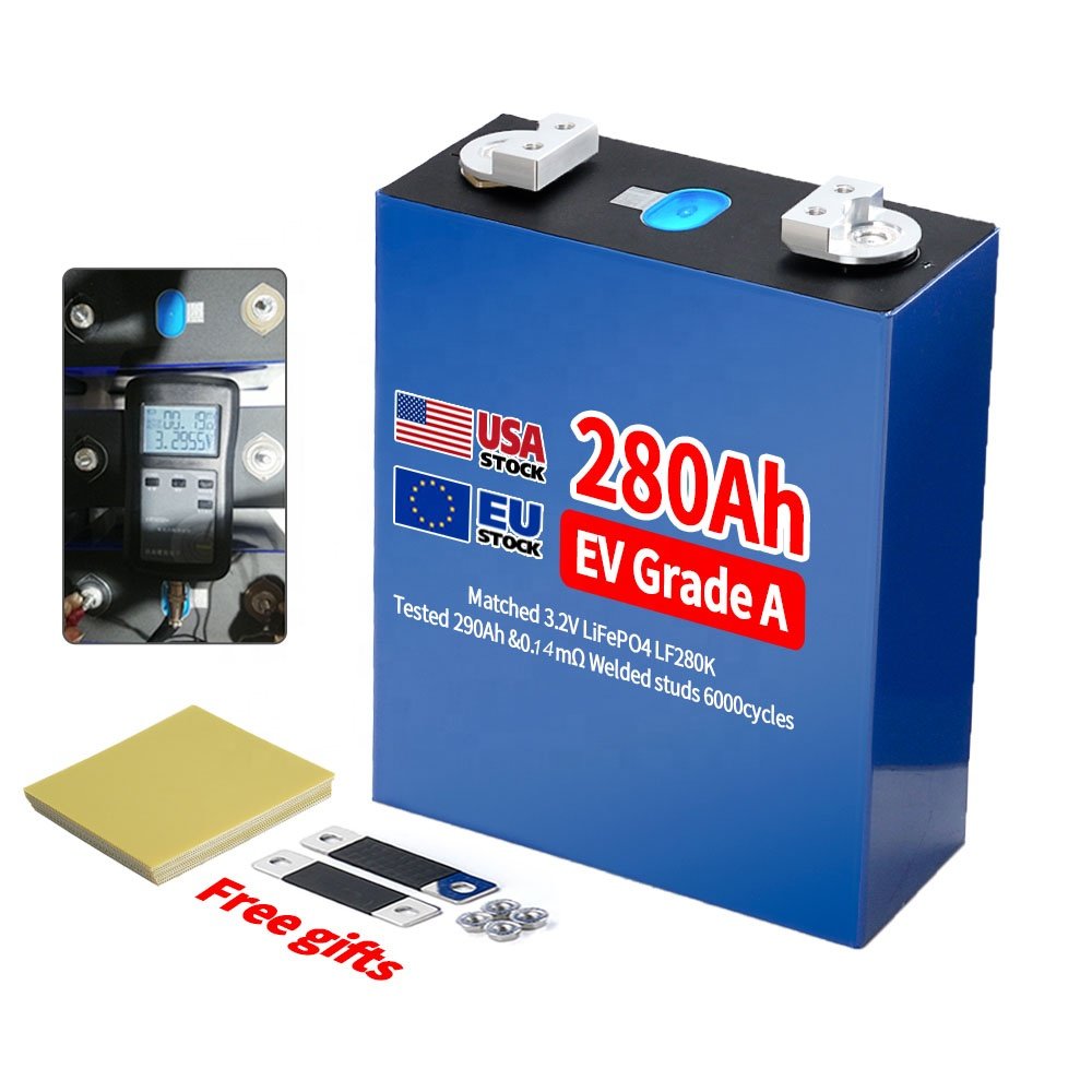 New Brand 280Ah Lifepo4 Battery 32V 320ah Cells 3.2V 302ah 330ah Prismatic Lifepo4 280Ah Battery Cells