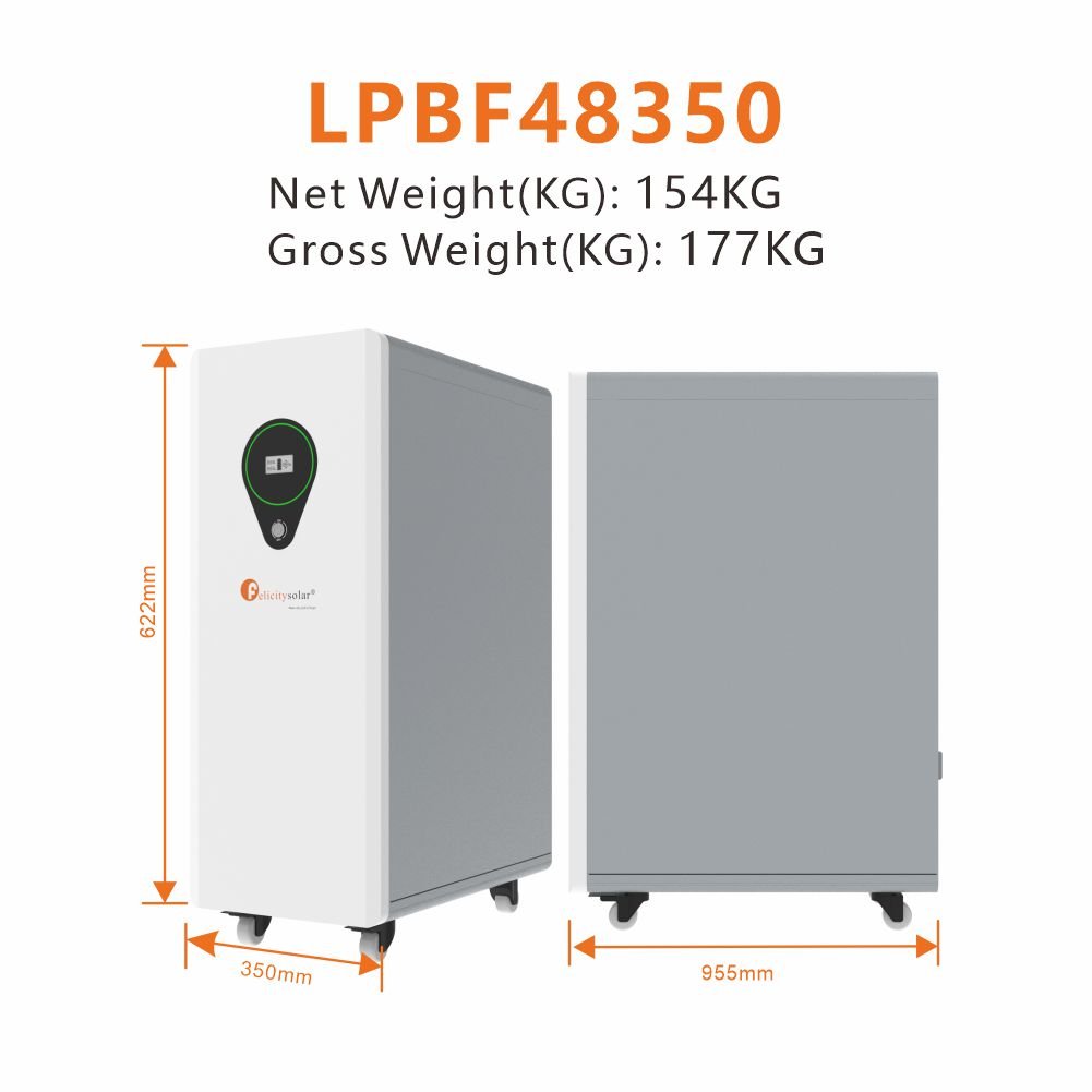 OEM New Design 350AH 48V 17.5KWH Solar Lithium Iron Battery For Solar Power System