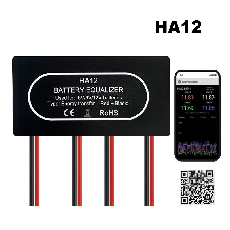 Jesudom 24V 48V lithium-ion lead-acid battery Parallel battery Balancer HA11L HA12L Battery voltage balancer