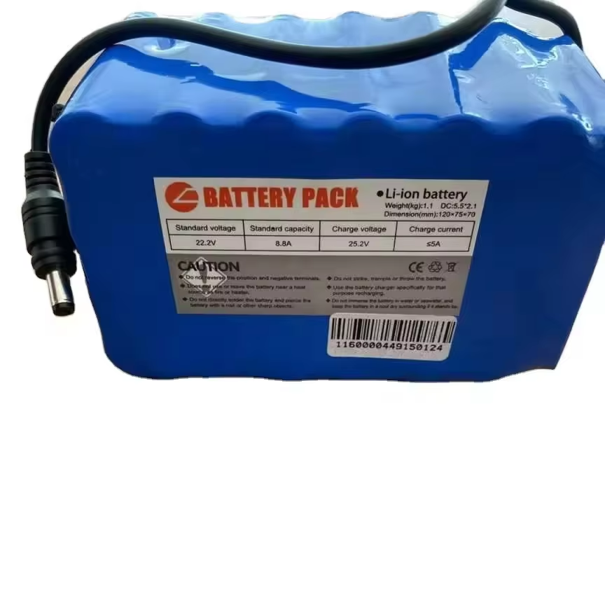 Li-ion battery pack ICR18650-6S4P 22.2V 8.8A For LED Stage light Showtec eventspot 1800 Q4 eventspot 1400 akku