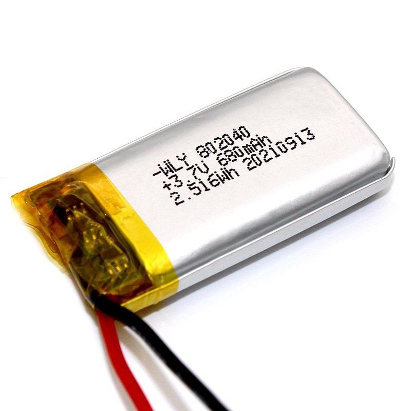 3.7v Rechargeable Batteries 802040 Suitable for Electronic Products 082040 680mAH Lithium Ion Batteries