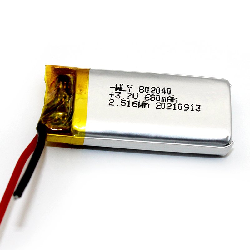 3.7v Rechargeable Batteries 802040 Suitable for Electronic Products 082040 680mAH Lithium Ion Batteries