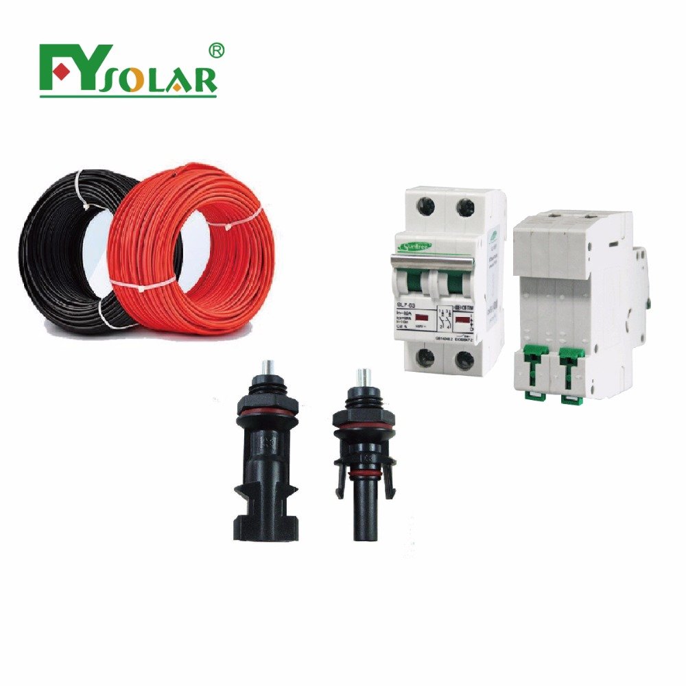 Factory price 2kw solar power system home kit 220V with solar panel inverter