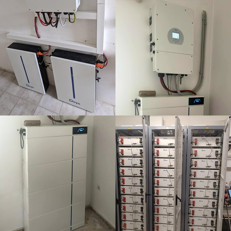 Deye BOS-A High Voltage Battery Pack LiFePO4 53.76kWh 84.48kWh 115.2kWh 176.64kWh Lithium ion Batteries