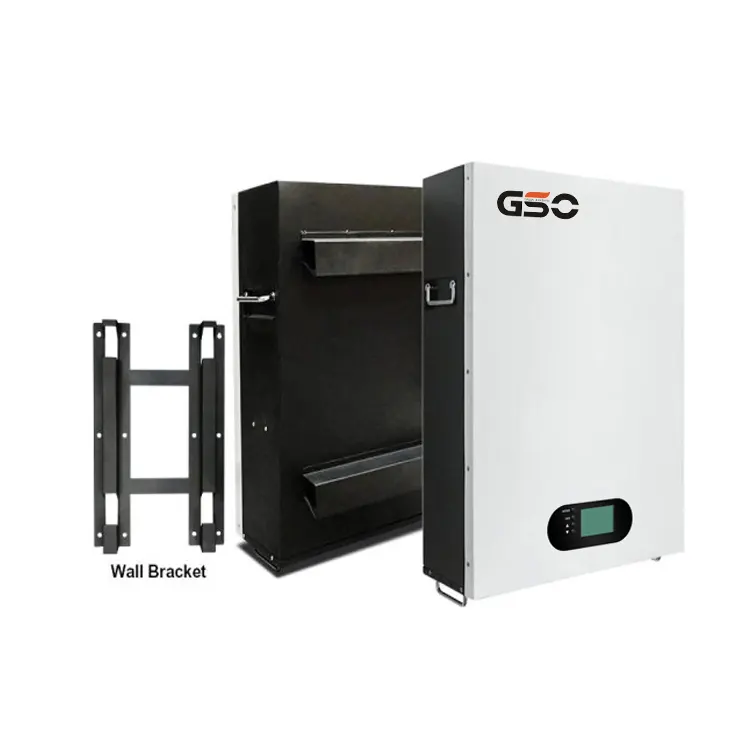 GSO Strong Power Output Lifepo4 Battery with Intelligent BMS Monitoring 24V 48V 51.2V 100AH 200AH 300ah 5kwh 10kwh 15kwh
