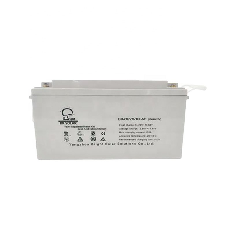 BR SOLAR deep cycle lead acid battery 12v 100ah 200ah gel battery solar battery for solar power system