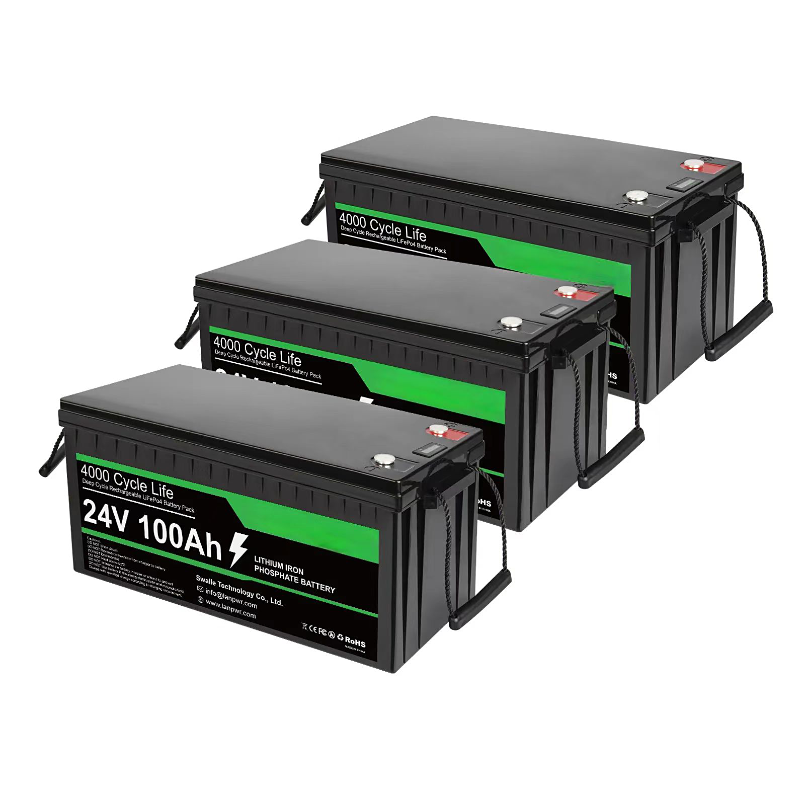 24v 25.6v lifepo4 battery pack 100ah 12v 50ah 200ah lithium ion battery rechargeable lithium LifePO4 battery for RV Outdoors