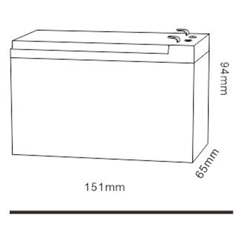 High Quality lead acid Rechargeable 12v 7ah 10hr 20hr battery 12 Volt 7amp Box Batterie