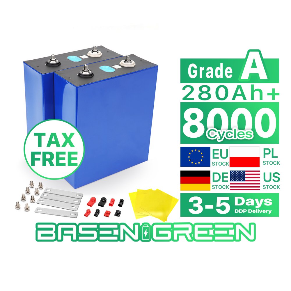 New Grade A lithium iron phosphate bulk cell prismatic 3.2v 280ah lifepo4 battery for 280ah lfp ev wheelchair ebike battery pack